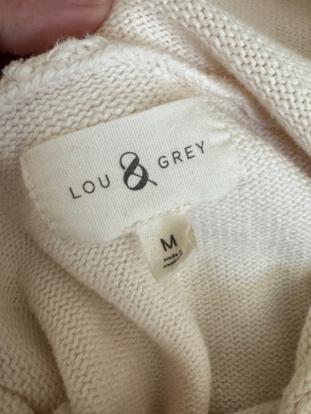 Lou & Grey Cream Knit Sweater - Neutral - Picture 2 of 3